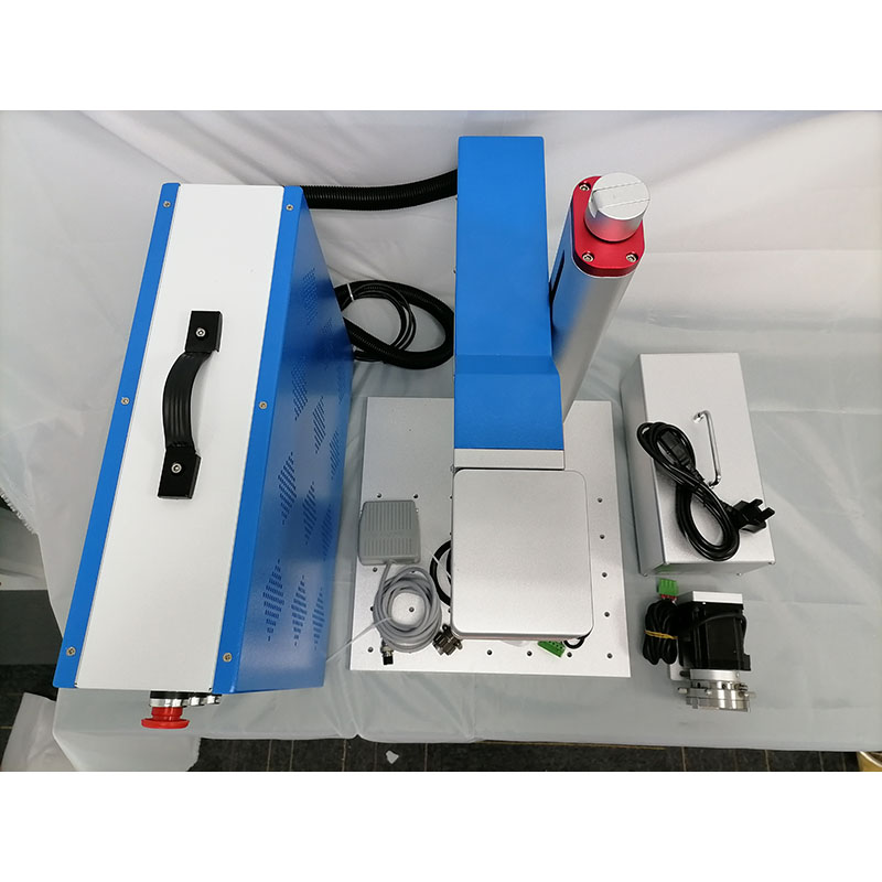 Metal Fiber Laser Marking Machine Fiber laser marking printer Laser Engraver machine portable 20w 30w 50w raycus source