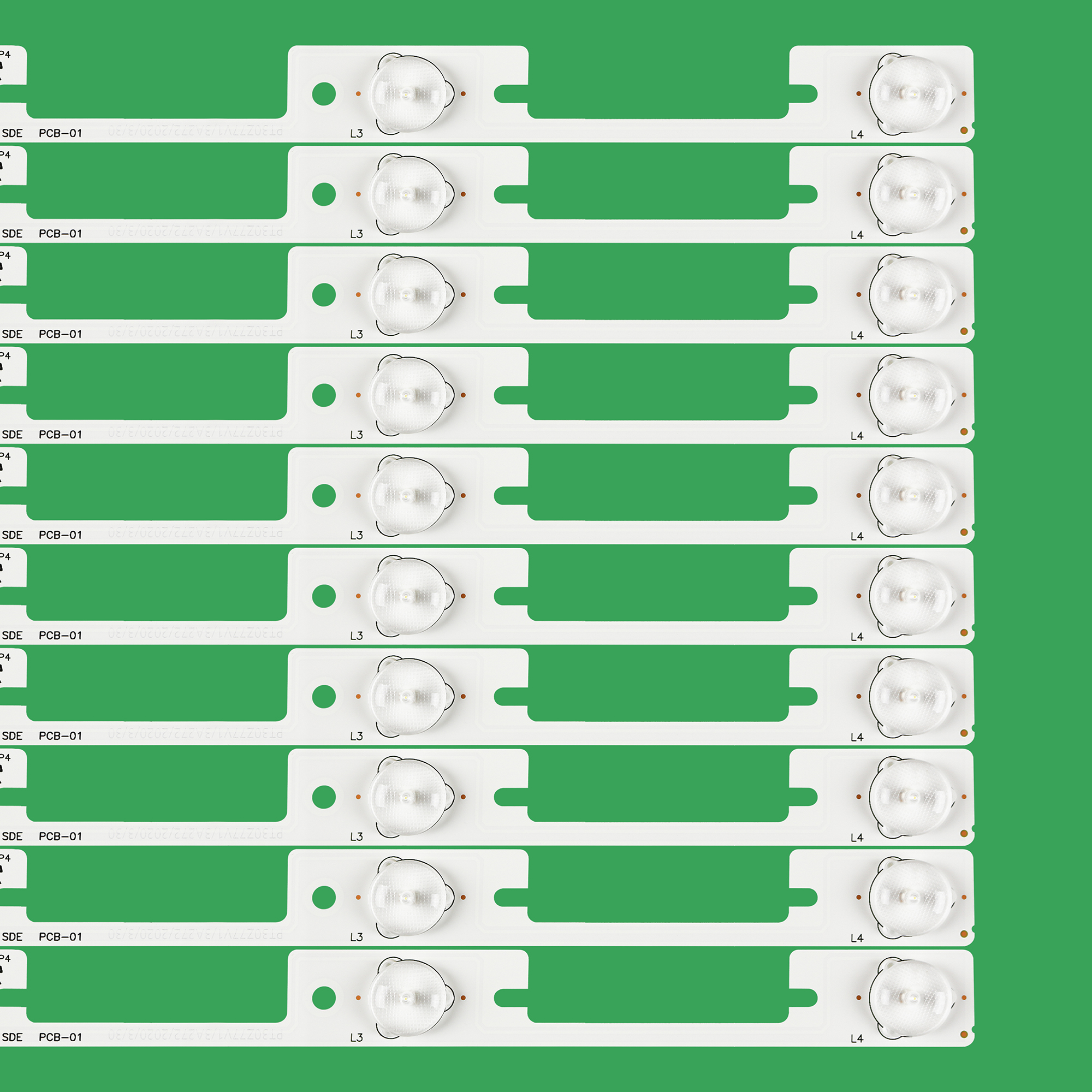 New 10pieces LED Backlight Lamp strip for Konka KDL39SS662U 35018339 40L5400 DL3944 DL4045 40L2400 327 mm 4 LEDs (1 LED 6V)