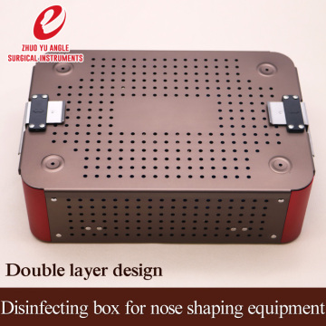 Nasal plastic equipment disinfection box double aluminum alloy disinfection box resistant to high temperature and high pressure