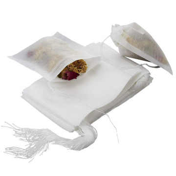 UPORS 100Pcs/Set Empty Tea Bags with Strings 5.5*7CM Food Grade Tea Filter Bag Disposable Heal Seal Spice Herb Coffee Paper Bags