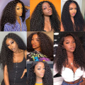 Beaufox 1/3/4 Kinky Curly Hair Bundles Brazilian Hair Weave Bundles Remy Curly Human Hair Bundles 8-30 Inches Hair Extensions