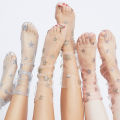 2018 New Brand Hot Seller Girl women Summer Glitter Thin Casual Soft Star Sheer Mesh Tulle Socks Fishnet Hosiery