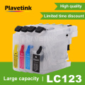 Plavetink Refill Ink Cartridges LC123 LC121 LC125 LC127 LC129 For Brother LC123 XL DCP-J4110DW J132W J152W J552DW J752 Printer