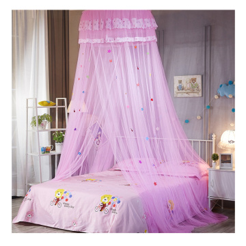 Children Elegant Tulle Bed Dome Bed Mosquito Net Canopy Circular Round Dome Bed Tent Insect Reject Mosquito Net