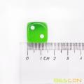 14.5MM Printing Precision Dice Translucent Green 0.57inch