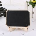 10pcs Wooden Mini Blackboard Table Sign Memo Message Stand Chalk Board Wedding Party Decoration Supplies