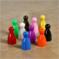 Lots 16 Multi-color Plastic Chess Pawn Pieces Game Halma Parts Accessories