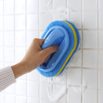 Magic Sponge Eraser Glass Strong Decontamination Bathtub Toilet Brush Kitchen Sink Brush Wall Tiles Sponge Brush Cleaning Tools