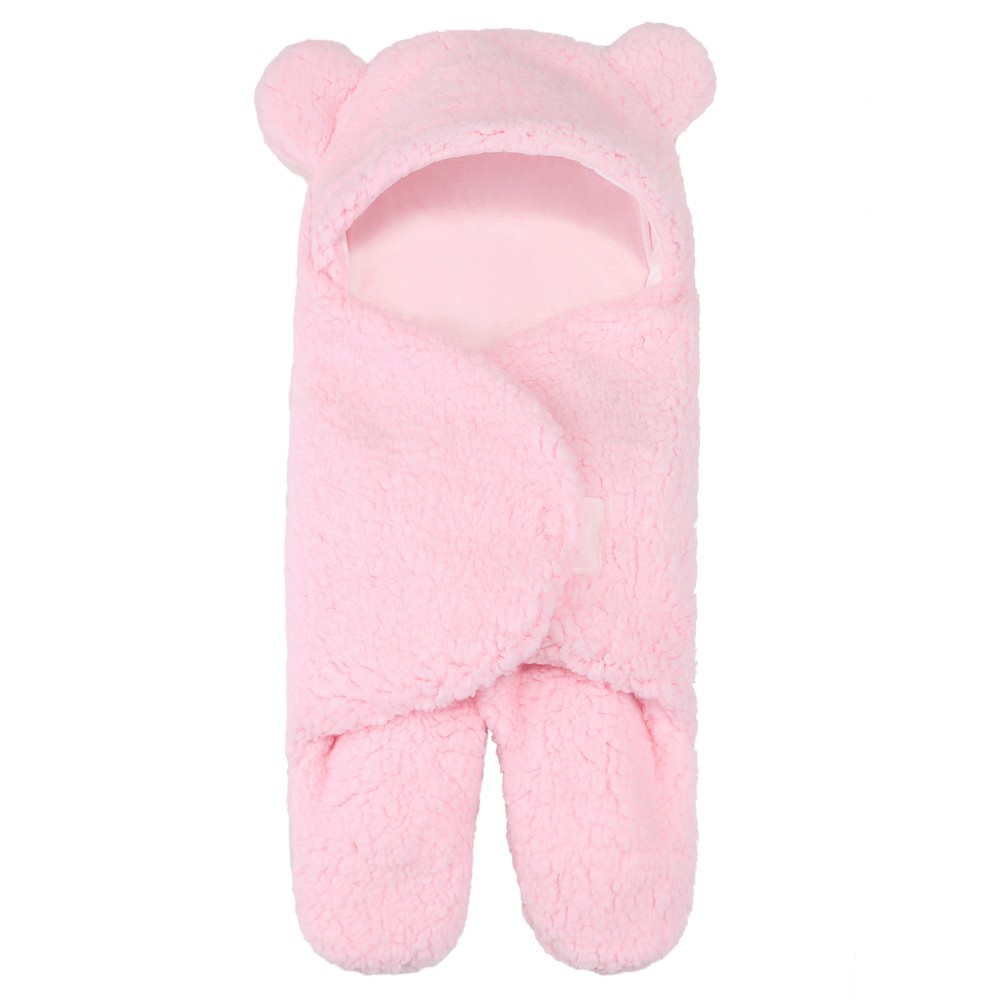 Newborns hooded swaddle baby bath towel receiving blanket wrap soft toddler baby boy wraps pink girls blankets stuff