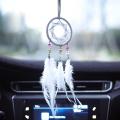 Mini Dream Catcher Car Pendant Wind Chimes Feather Decoration Home Decor & Wall Hanging Adornment Handmade Dreamcatcher Gifts