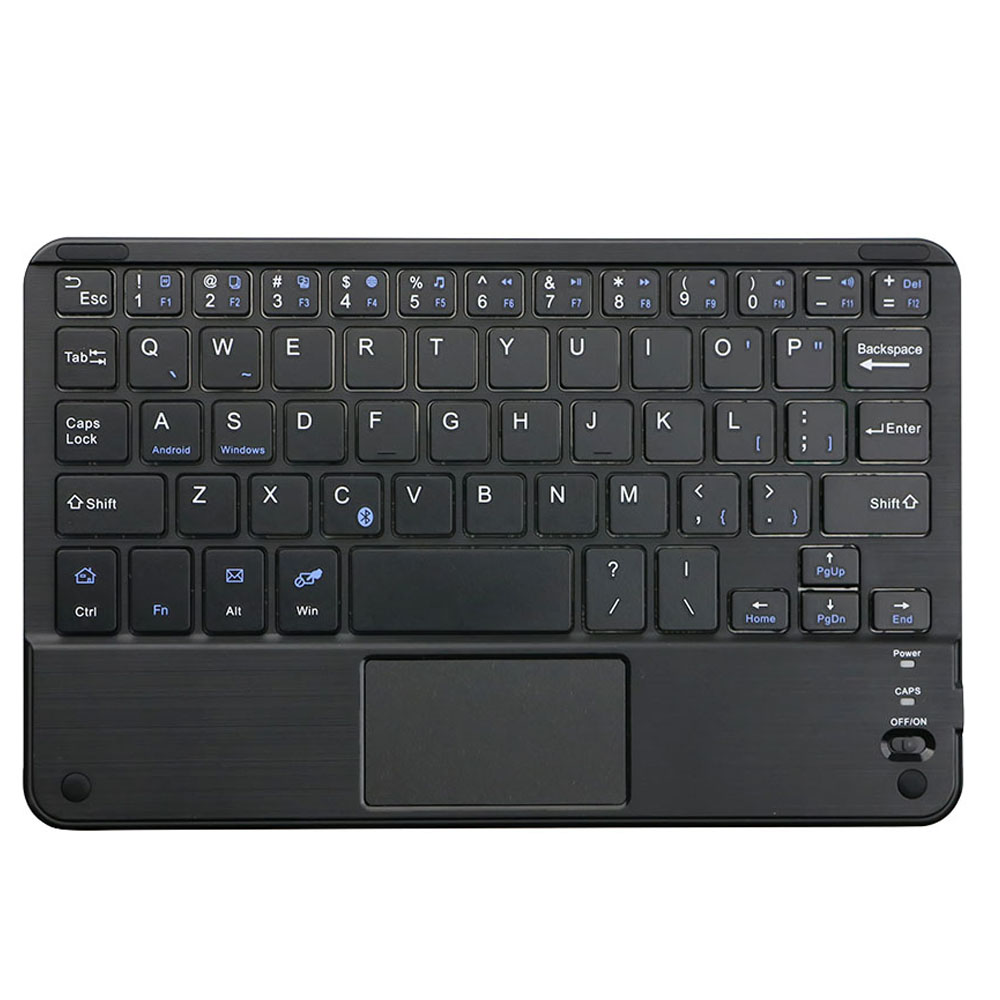 7inch Ultra-Slim Wireless Bluetooth Keyboard With Built-in Multi-touch Touchpad And Rechargeable Battery For Android And Windows