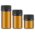 10PCS Essential Oil Sub-bottled Mini Amber Safe And Durable Glass Bottle Travel Perfume Can Fill The Sample Empty Bottle