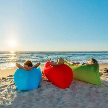 Lazy Bag Air Sofa Outdoor Fast Infaltable Sofa Amphibious Tear-Proof Waterproof Beach Lounge Chair Foldable Sleeping Bags