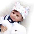 NPK 50CM soft body reborn baby boy set handmade doll Boneca Silicone Soft Vinyl Gentle Touch Newborn Bebe