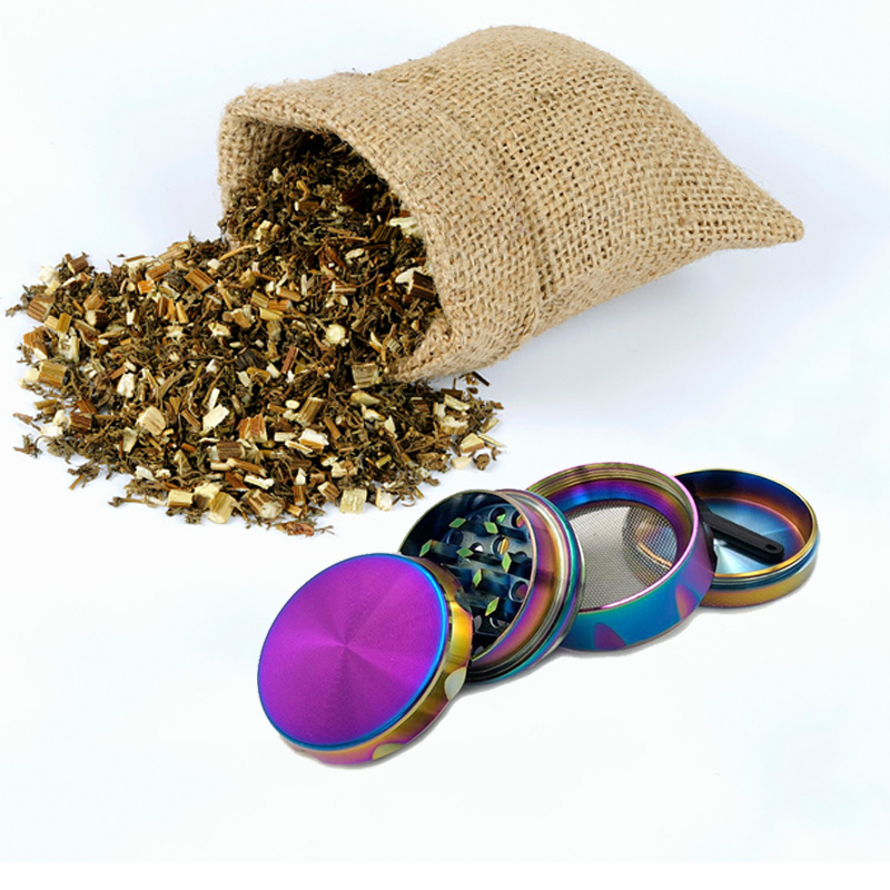 New 4-layer Aluminum Herbal Herb Tobacco Grinder Smoke Grinders