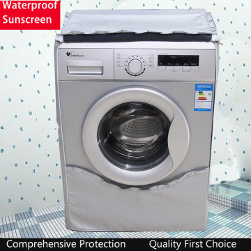 Waterproof Cover For Washer Sunscreen Washing Machine Cover Dryer Polyester Silver Coating Drum Machine cubierta lavadora