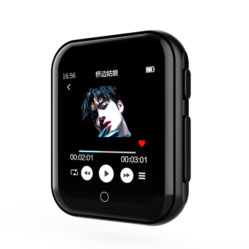 RUIZU Metal Mini Walkman MP4 player watch Bluetooth 5.0 built-in speaker 8G e-book FM radio recording Pedometer