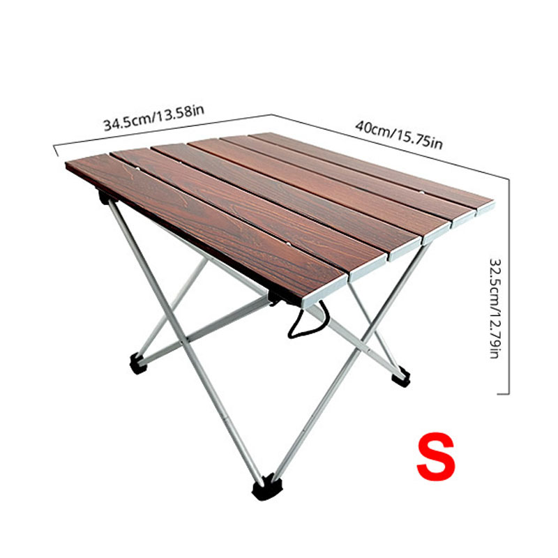 Small Folding Camping Table Portable Beach Table - Collapsible Foldable Picnic Table in a Bag