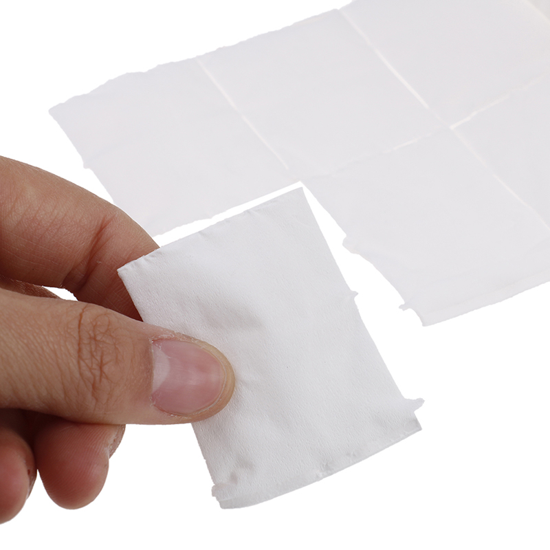 Nail Wipe Pad White Nail Polish Gel Remover Wipes Nail Art Tips Manicure Cleaning Wipes Cotton Lint Pads Paper