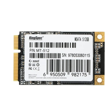 KingSpec MSATA MINI PCI-E 512G MLC Digital Flash SSD Solid State Drive Storage Devices for Computer PC Desktop Laptop