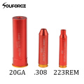 US Tactical CAL.223/20GA/.308 Red Dot Bore Sight BoreSighter Caliber Cartridge Laser Pointer Sight Collimator Hunting