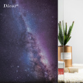 Universe Background Poster Privacy Window Film Stained Glass Pattern Frosted Decorative Window Sticker Decal Decoration 2019 New