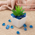 New 50Pcs/bag Colorful Aquarium Acrylic Stones Crystal Ice Cubes Decor Vase Filler Pebble Fish Tank Home Ornament Landscape