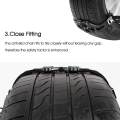 Car Tire Snow Chains Tire Chain Adjustable Anti-skid Safety Double Snap Skid Wheel TPU Chains Winter Truck Bus Lorry Off-road