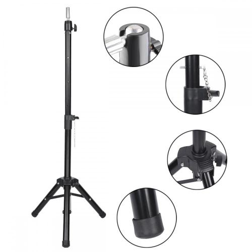 Black Metal Mannequin Head Portable Wig Stand Tripod Supplier, Supply Various Black Metal Mannequin Head Portable Wig Stand Tripod of High Quality