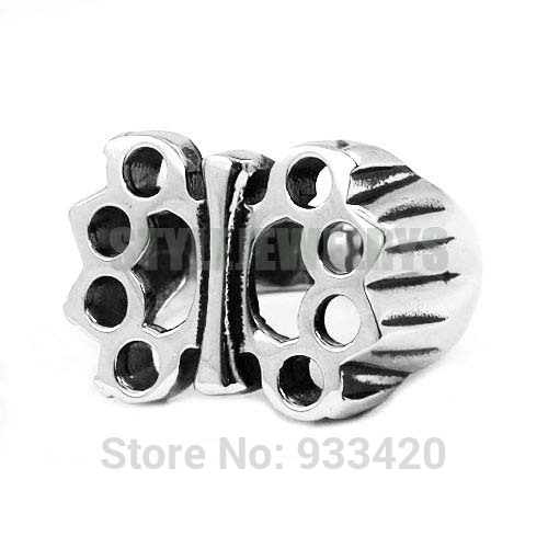 Free Shipping! New Design Boxing Glove Ring Stainless Steel Jewelry Fashion Butterfly Shape Motor Biker Ring Wholesale SWR0437B