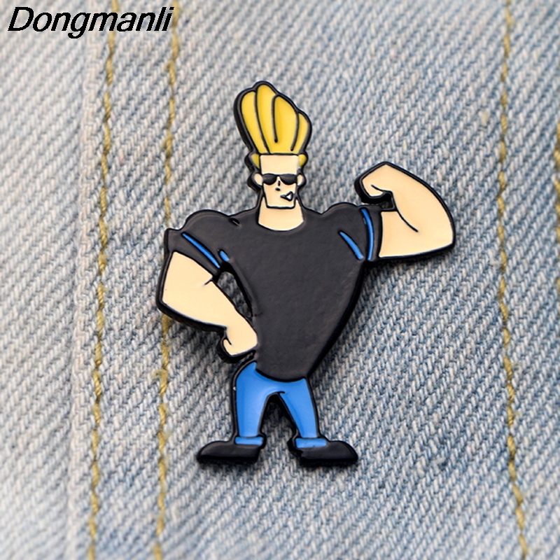 P3839 Dongmanli Fashion Cool Metal Enamel Brooches and Pins Collection Lapel Pin Backpack Badge Collar Jewelry
