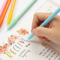 MONAMI 3000 36Colors Gel Pen Fine liner Pen Fiber Color Watercolor Pen Manga Coloring Hand Account Art Supplies Stationery