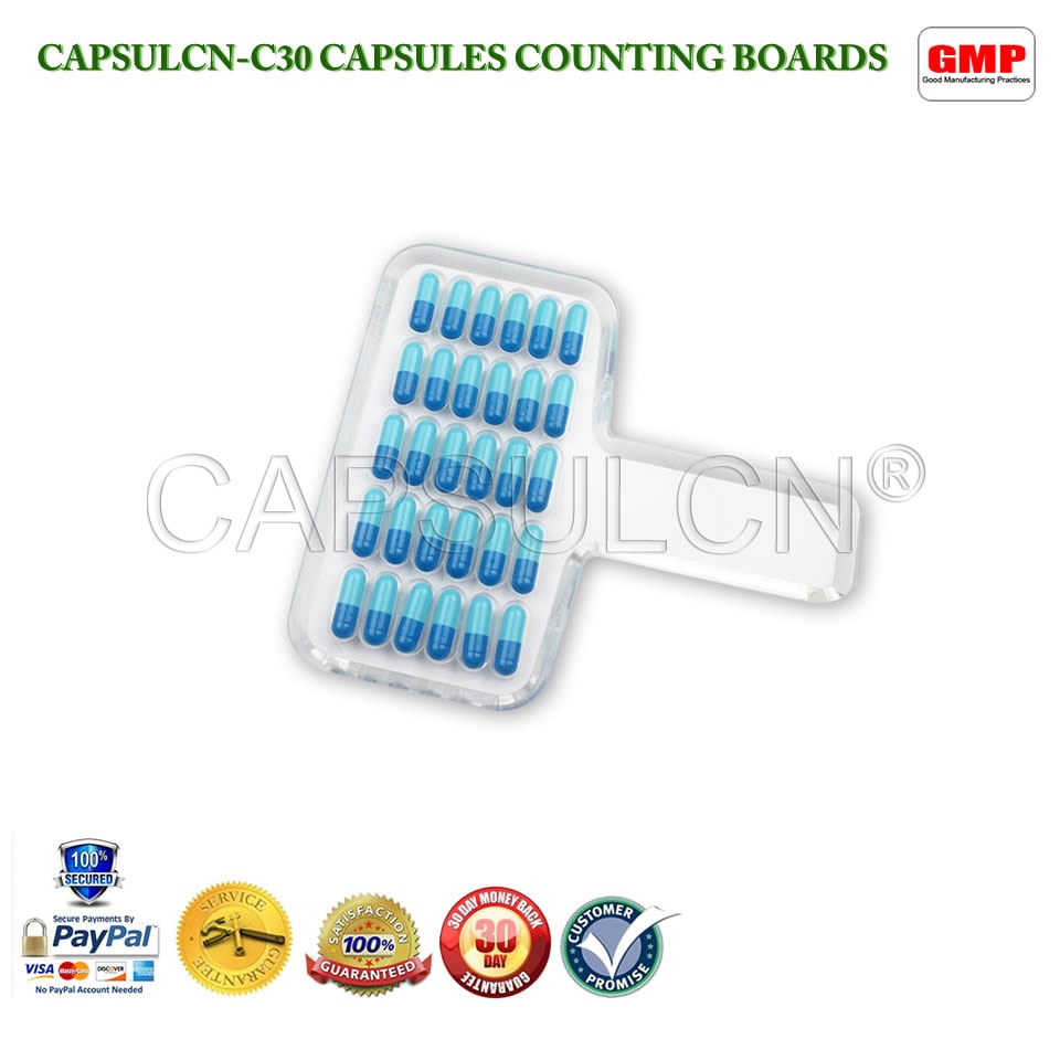 Free Shipping CN-30C Manual Tablet Counter/Pill Counter/Capsule Counter Board (Size 000-5)