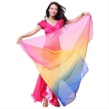 Belly dance accessories senior IMITATED SILK FABRIC 2.1*1.1m belly dance veils for women belly dance scarf