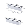 Wall Mounted Bathroom Shelf Shampoo Shower Shelves Holder Kitchen Storage Rack Organizer Towel Bar Bath Accessories