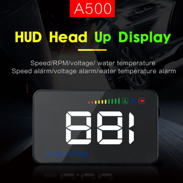 Head Up Display HUD Display A500 Car OBD OBD2 Head Up Display A500 Car Projector Digital Speedometer Car Speed Security Alarm