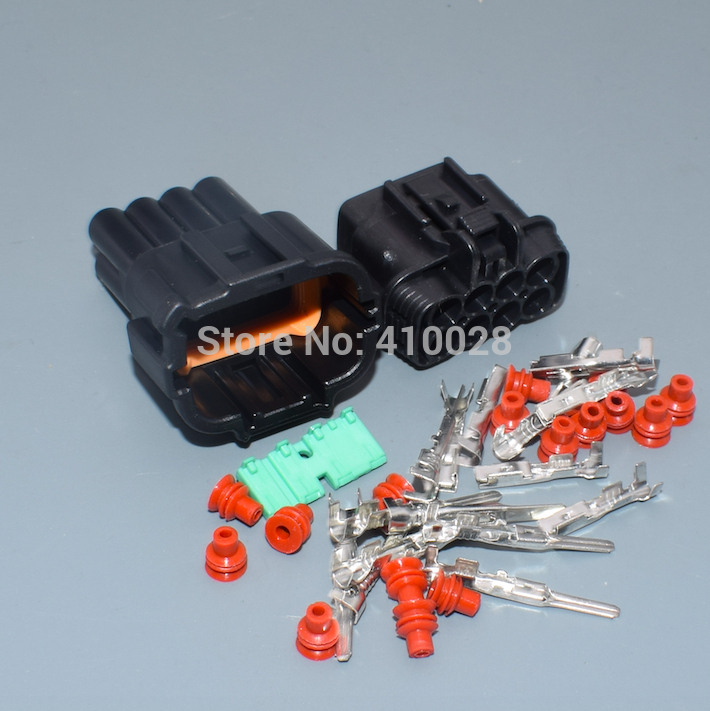 shhworldsea 2.2mm 8 Pin 6185-1177 6188-0736 Automotive Connector Female Male Headlight Plug For Nissan Sylphy Teana