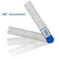 200mm Digital Protractor Ruler Inclinometer Goniometer Level Measuring Tool Electronic Angle Gauge Stainless Steel Angle Ruler