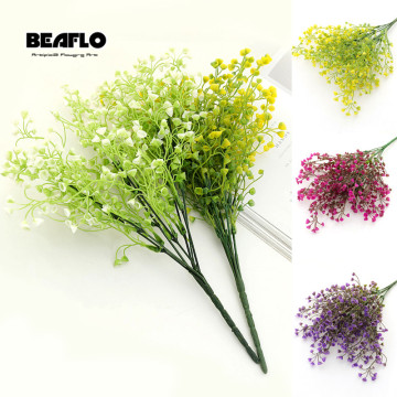 1 Bouquet DIY Artificial baby's breath Flower Gypsophila Fake Silicone plant for Wedding Home Party Decorations