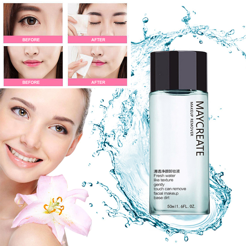 50ml Face Makeup Remover Products Natural Gentle Deep Speed Cleansing Eye & Lip Makeup Remover Non-greasy TSLM2