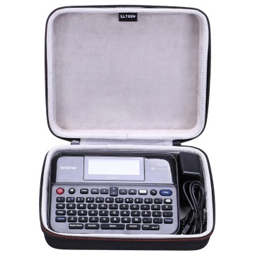 LTGEM EVA Hard Case for Brother P-Touch PTD600 PC Connectible Label Maker - Travel Protective Carrying Storage Bag