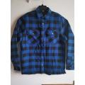 Men Y/D Flannel Long Sleeve Shirt With Padding