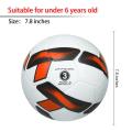 Soft Football Soccer Ball For Men Women Kids Youth Adults Superior TPU Outdoor Indoor Play Games Sports Training Practice Size 3