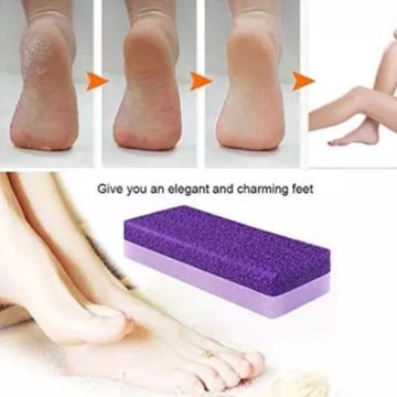 Heel Care Cleaning Tool Foot Pumice Sponge Callus Exfoliate Stone Hard Skin Remove Pedicure Scrubber For Rough Heel