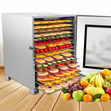 Household Dryer For Vegetable and Fruit Stainless Steel Fruit Dryer Drying Equipment Vegetable Dehydrator Food Dryer DH-616