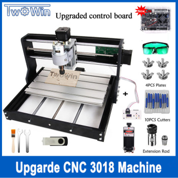 Upgraded CNC 3018 Pro GRBL control ER11 Diy mini cnc machine 3 Axis pcb Milling Machine Wood Router Laser Engraving