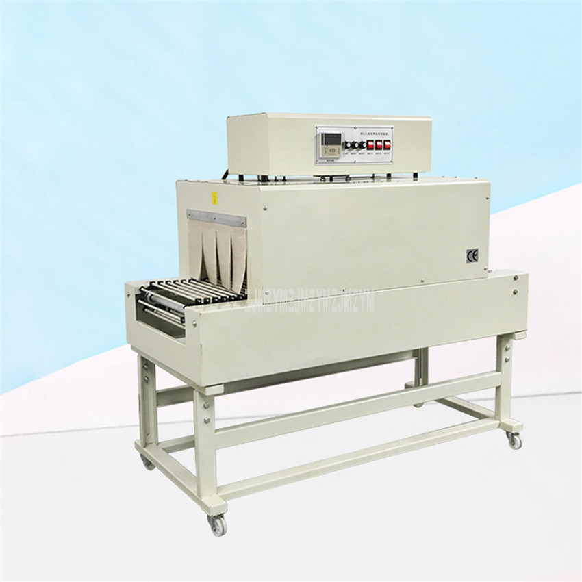Automatic Heat Shrink Packing Machine Plastic Film Heat Shrinking Package Wrapping Product Packing Machine Box Sealer BS-400