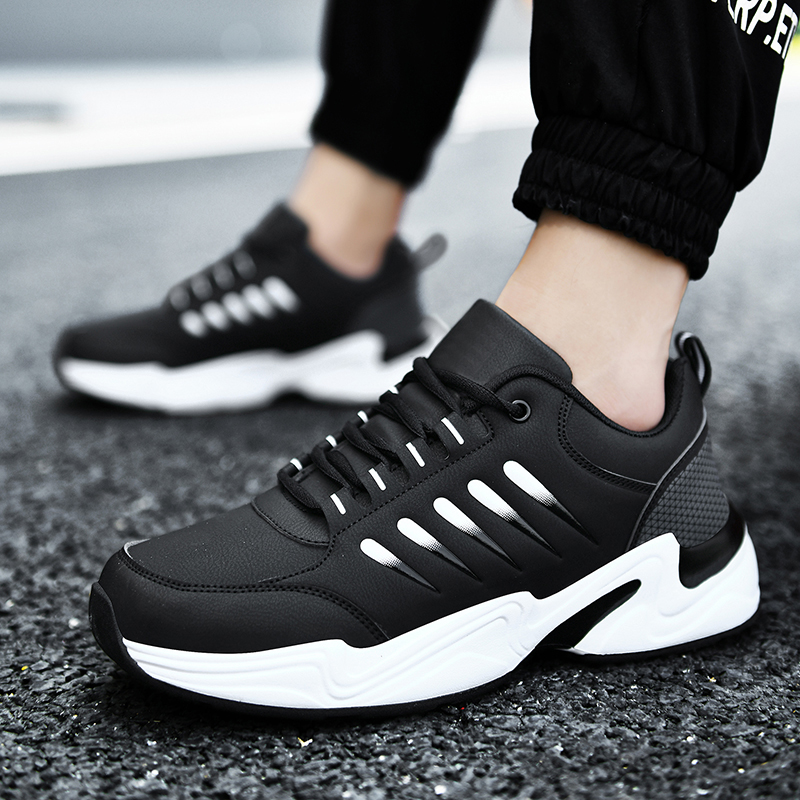 Men's casual shoes men's fashion new men's high-top outdoor sports running shoes large size basketball shoes shock absorption