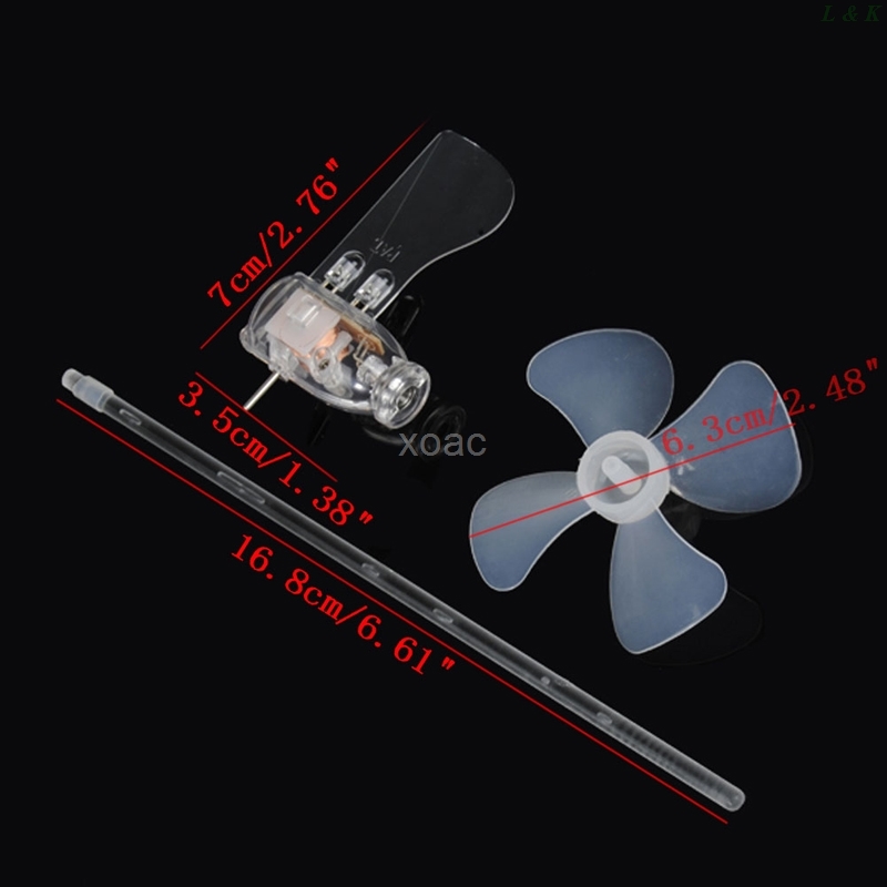 Wind Generator Turbine LED Teaching Tools Sample Model Smallest Mini 360 degrees M05 dropship L29K