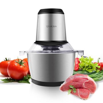 WantJoin Electric Meat Grinder 2L Stainless Steel Food Processor Fruits and Nut Kitchen choppe for vegetable Meat grinder mincer